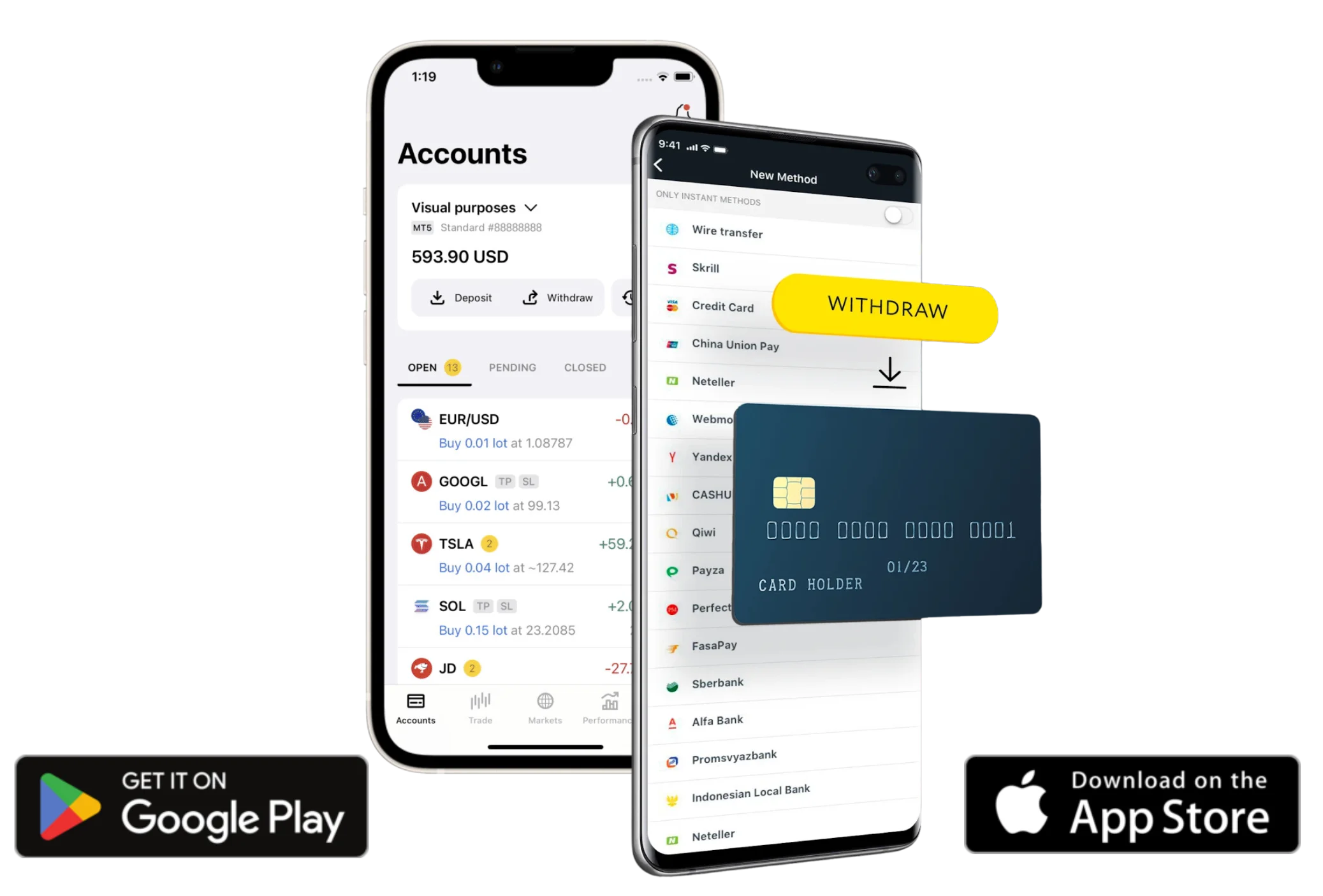 下載 Exness App 交易平台