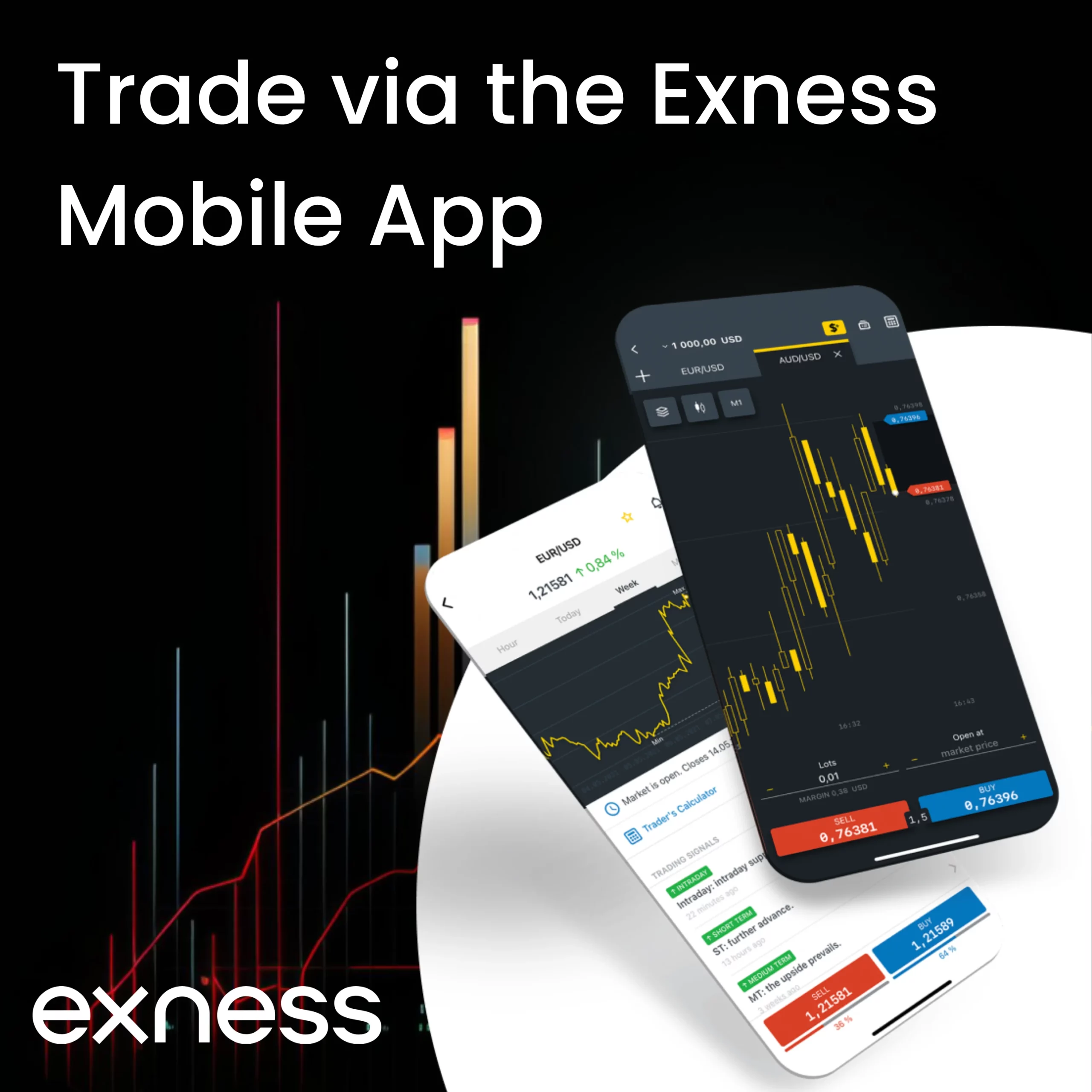 透過 Exness Trade 行動應用程式開設帳戶